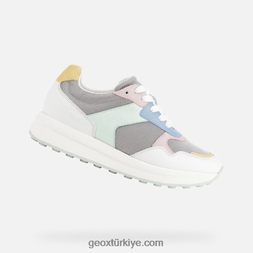 runntix kadın açık gri/beyaz Geox B60TP6348