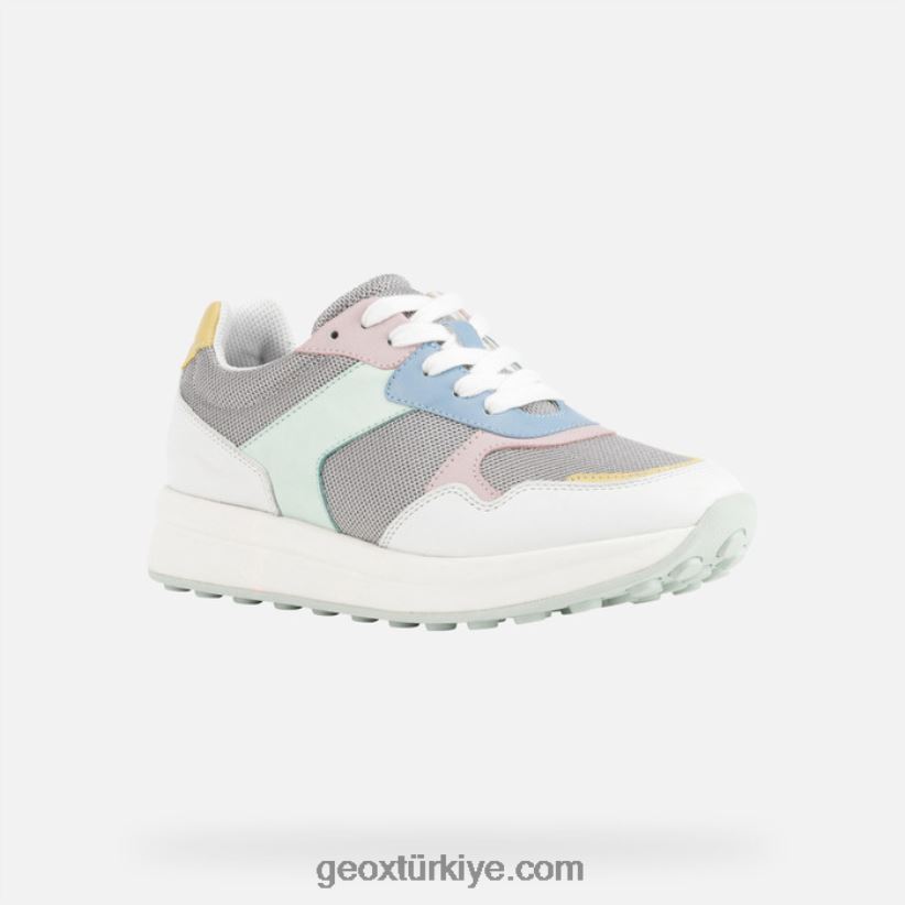 runntix kadın açık gri/beyaz Geox B60TP6348