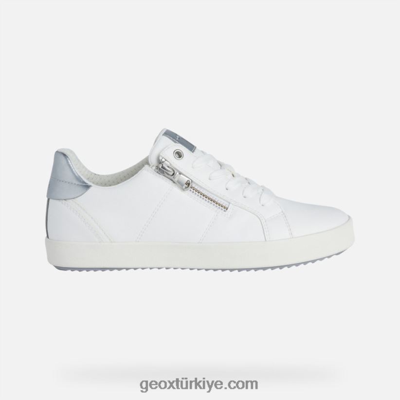 sarışın kadın Beyaz gümüş Geox B60TP6493