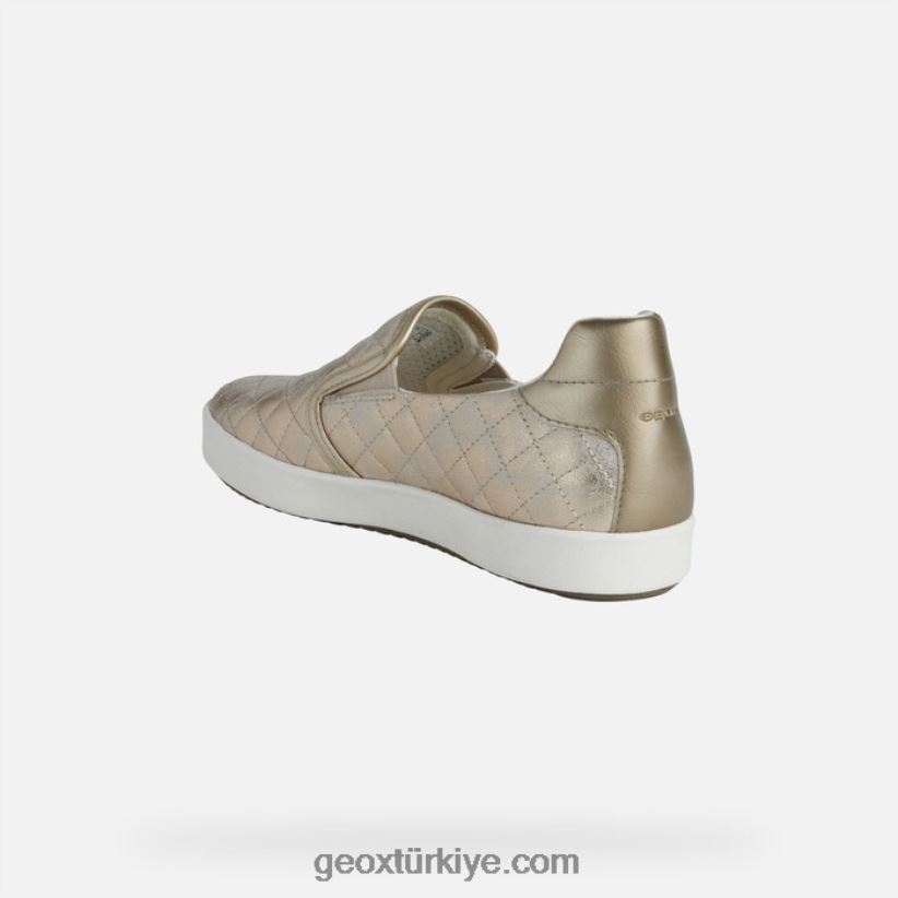 sarışın kadın açık boz kahverengi/açık altın Geox B60TP6562