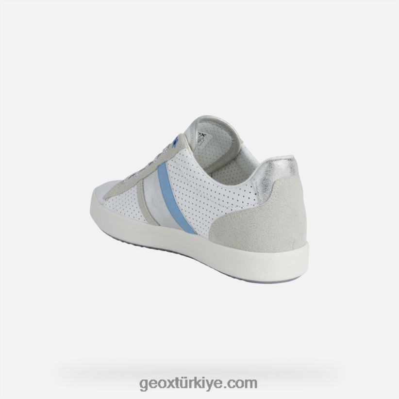 sarışın kadın beyaz/kırık beyaz Geox B60TP6473