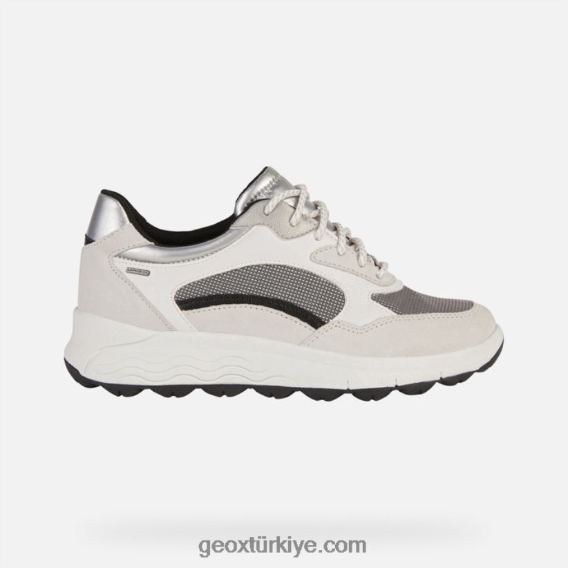 spherica 4x4 abx kadın kırık beyaz/koyu gri Geox B60TP6194