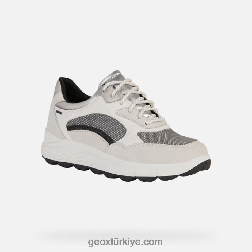 spherica 4x4 abx kadın kırık beyaz/koyu gri Geox B60TP6194