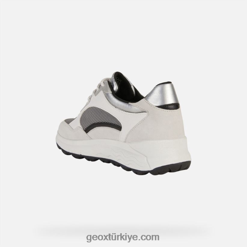 spherica 4x4 abx kadın kırık beyaz/koyu gri Geox B60TP6194