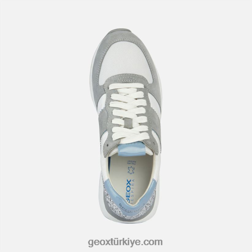 spherica vseries kadın açık gri/beyaz Geox B60TP61657