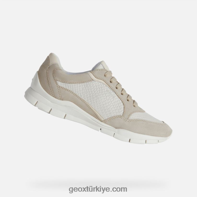 sukie kadın açık kahverengi/krem Geox B60TP6181
