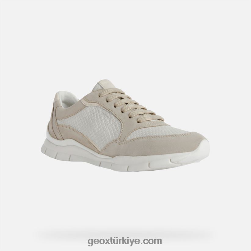 sukie kadın açık kahverengi/krem Geox B60TP6181