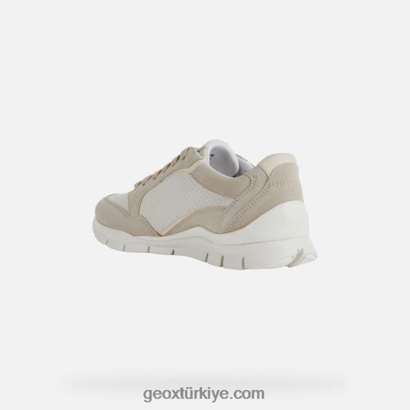 sukie kadın açık kahverengi/krem Geox B60TP6181