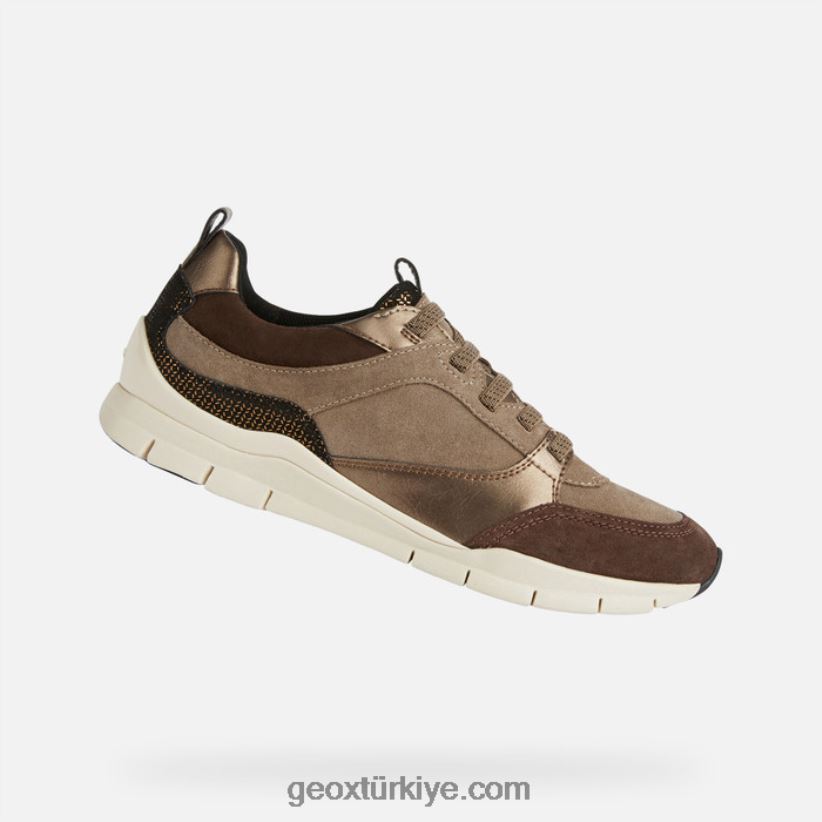 sukie kadın kahve/koyu bej Geox B60TP6294