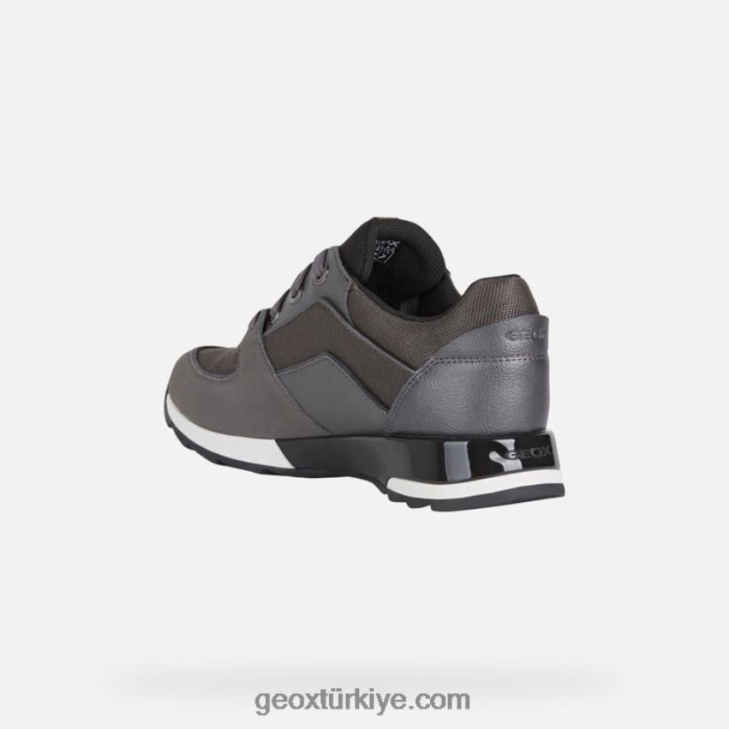 yeni aneko abx kadın koyu gri/siyah Geox B60TP6596