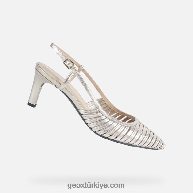 bibbiana kadın Şampanya Geox B60TP6462