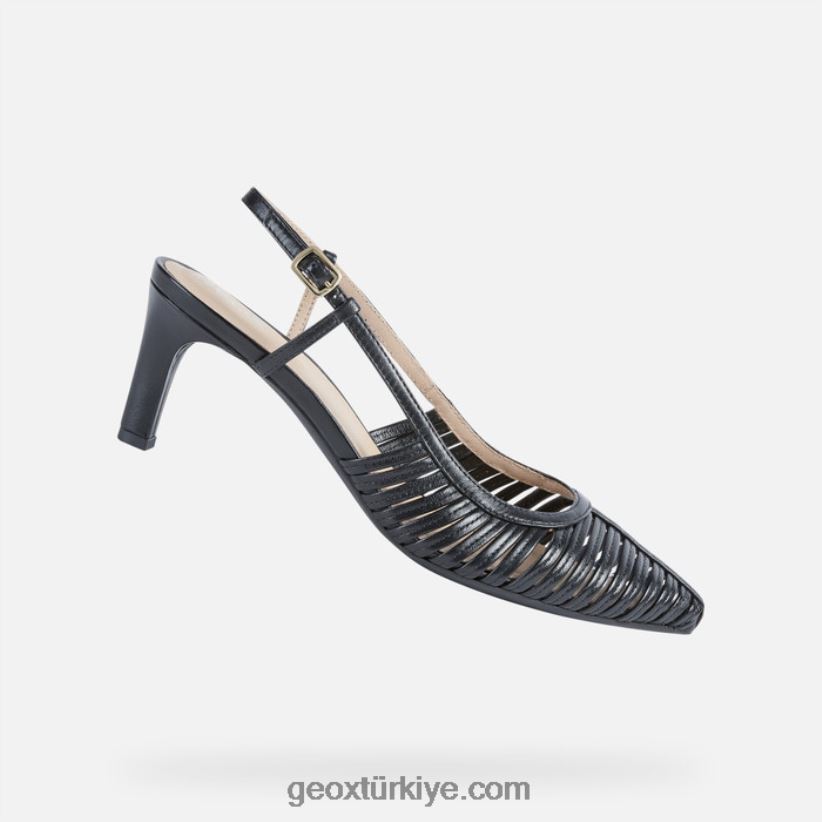 bibbiana kadın siyah Geox B60TP6259