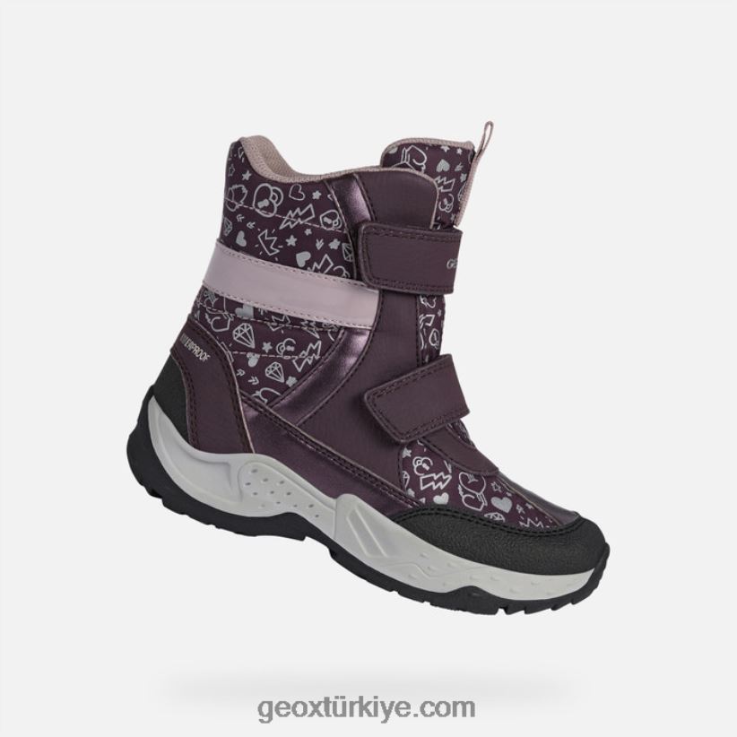 nöbetçi kız erik/koyu gül Geox B60TP61253