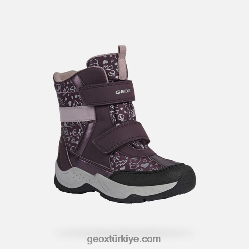 nöbetçi kız erik/koyu gül Geox B60TP61253