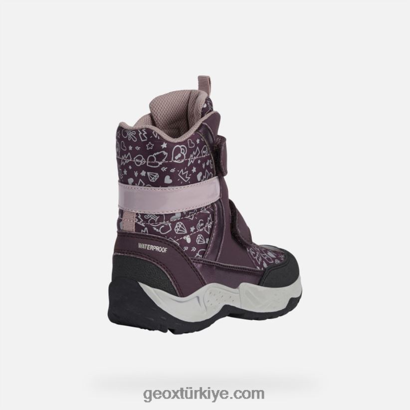 nöbetçi kız erik/koyu gül Geox B60TP61253