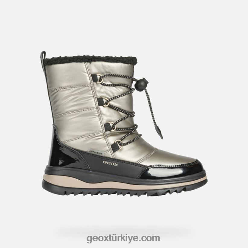 adelhide abx kız dk altın/siyah Geox B60TP61231