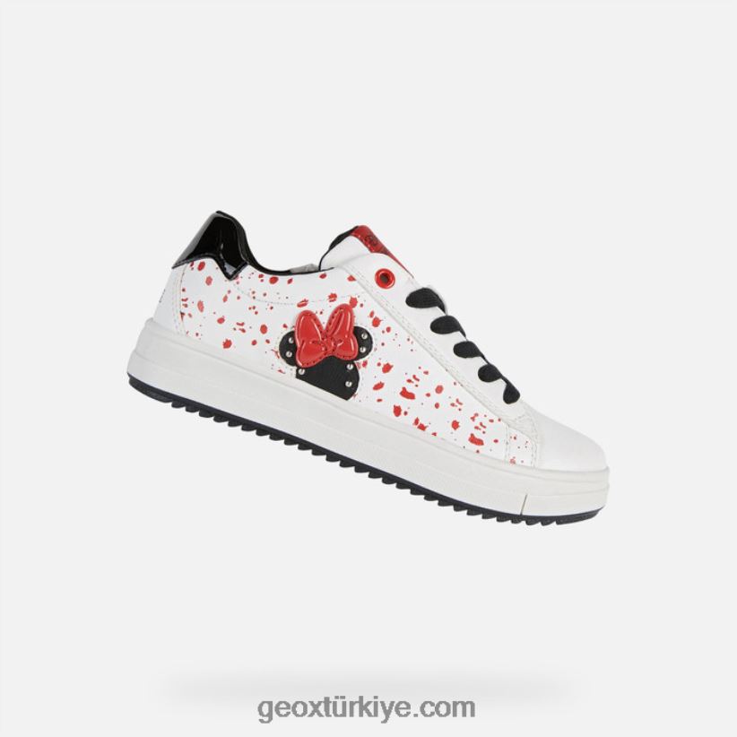 rebecca kız siyah beyaz Geox B60TP61235