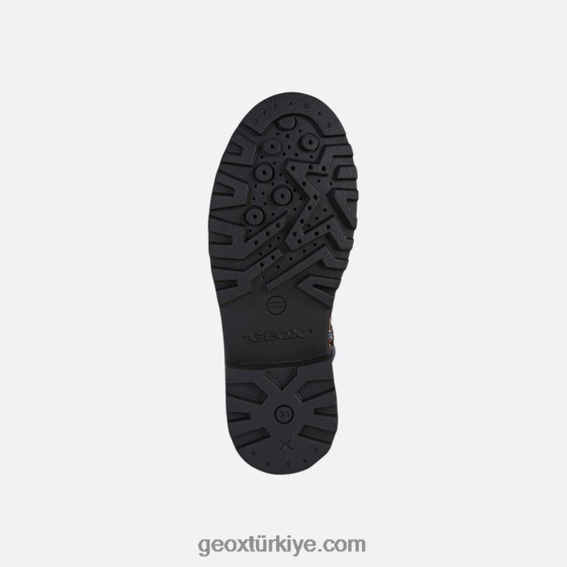 Casey kız siyah/çok renkli Geox B60TP61200