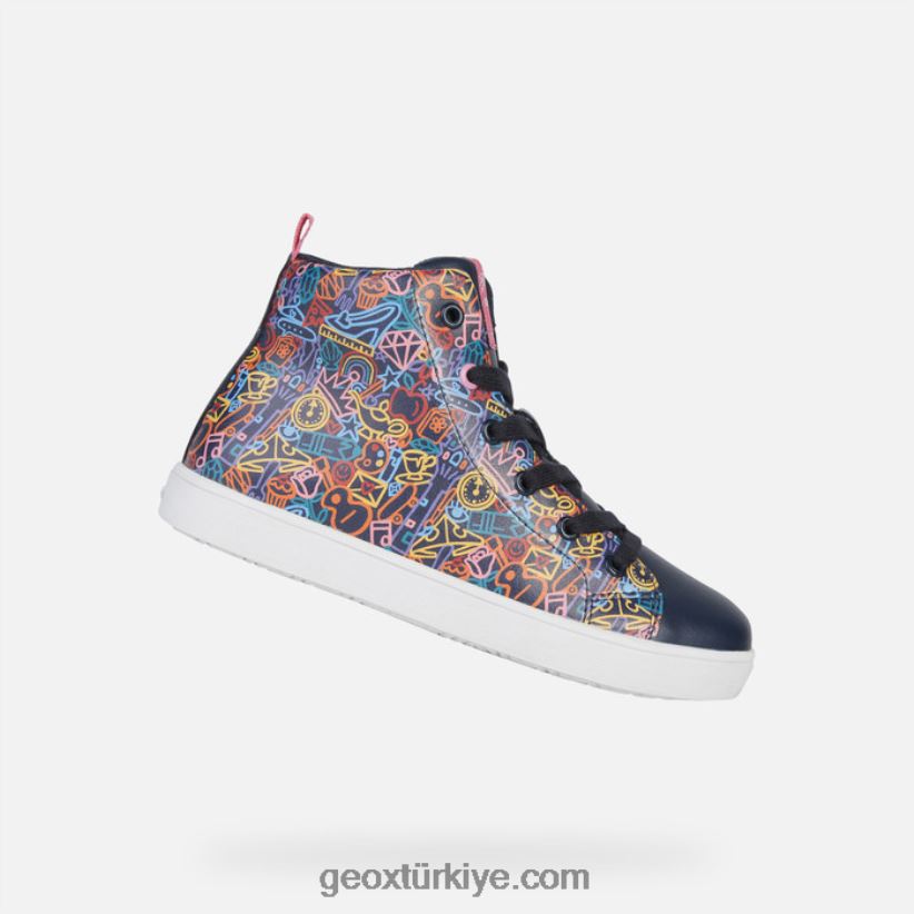 kathe kız lacivert/fuşya Geox B60TP61146