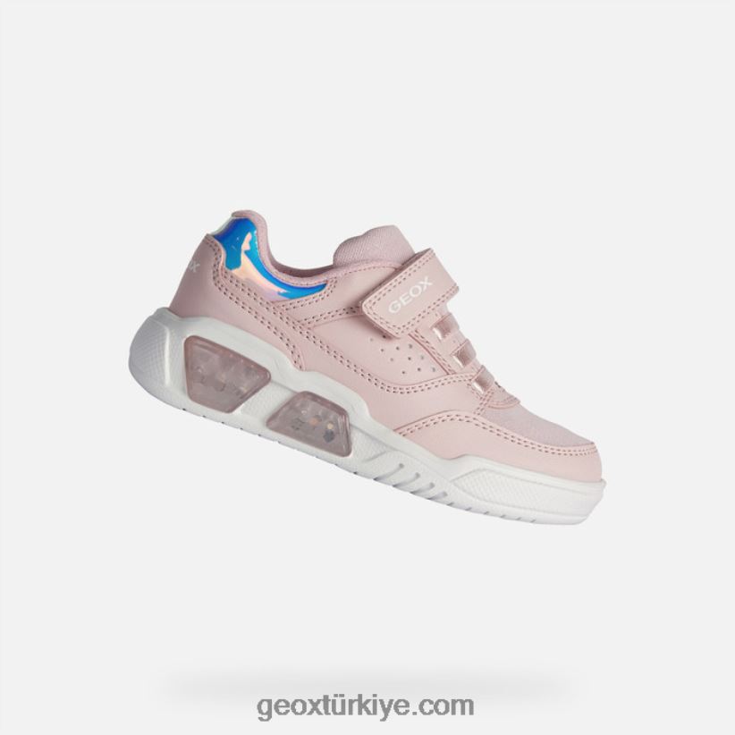 genç illuminus açık gül/beyaz Geox B60TP61911