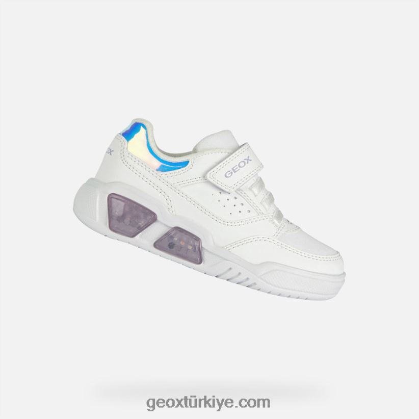 genç illuminus beyaz/leylak Geox B60TP61910