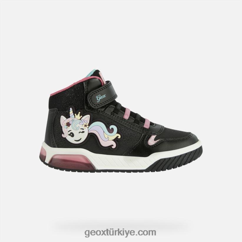 inek kız siyah/çok renkli Geox B60TP61117