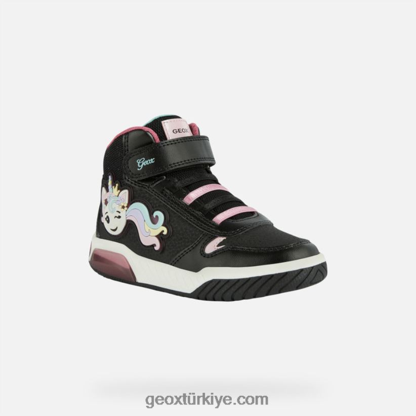 inek kız siyah/çok renkli Geox B60TP61117