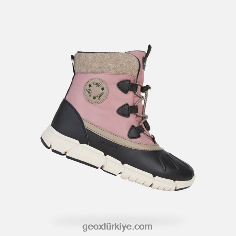 esnek abx kız siyah/k pembe Geox B60TP61082