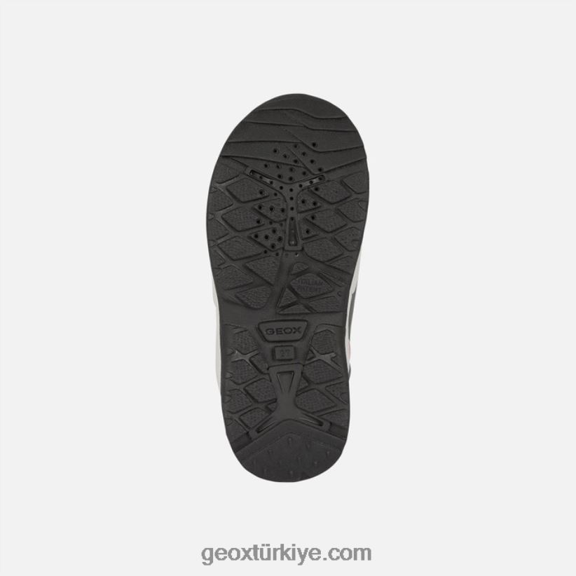 nöbetçi abx kız koyu gri/gül Geox B60TP61111