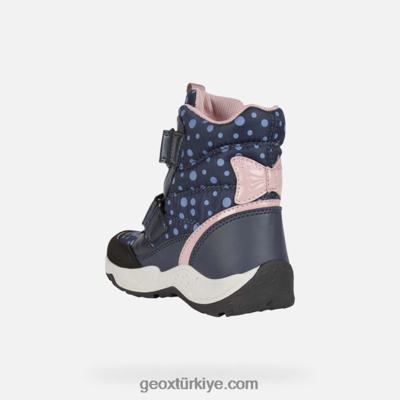 nöbetçi abx kız lacivert/pembe Geox B60TP61110