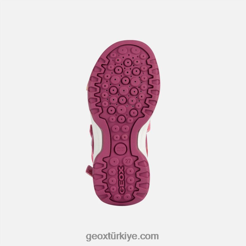 borealis kız siklamen/açık mercan Geox B60TP61080