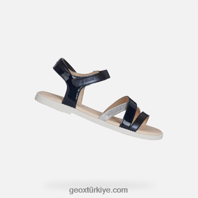 sandal karly kız Donanma Geox B60TP61226