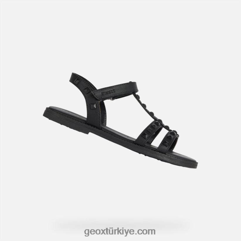 sandal karly kız siyah Geox B60TP61902