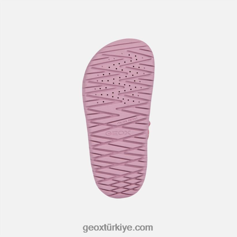 sandalet fusbetto genç koyu pembe/açık leylak Geox B60TP6991