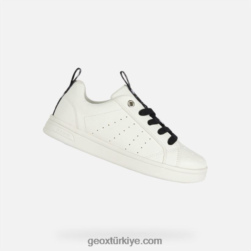 djrock kızı siyah beyaz Geox B60TP61874