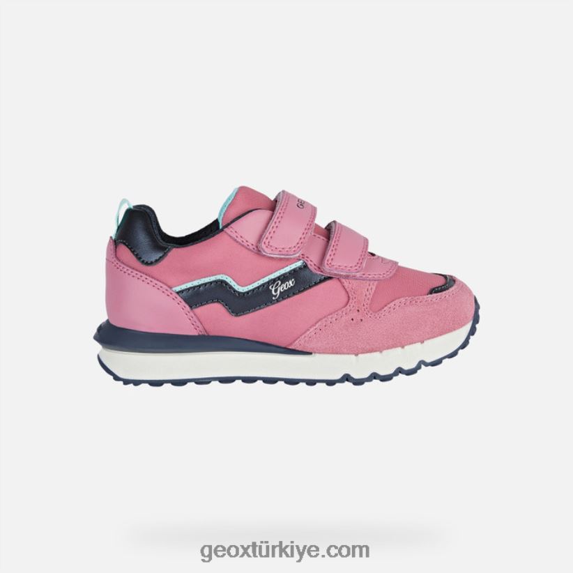 fahişe kız fuşya/lacivert Geox B60TP61094