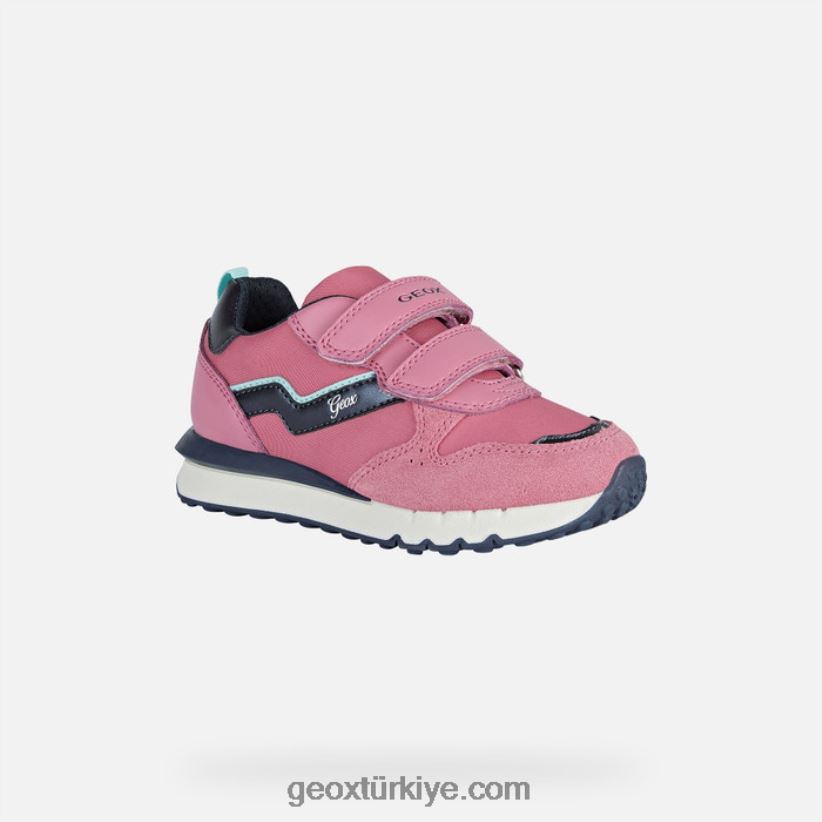 fahişe kız fuşya/lacivert Geox B60TP61094