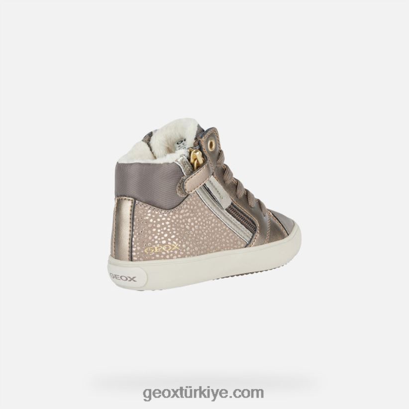 gisli kız duman grisi/açık altın Geox B60TP61126