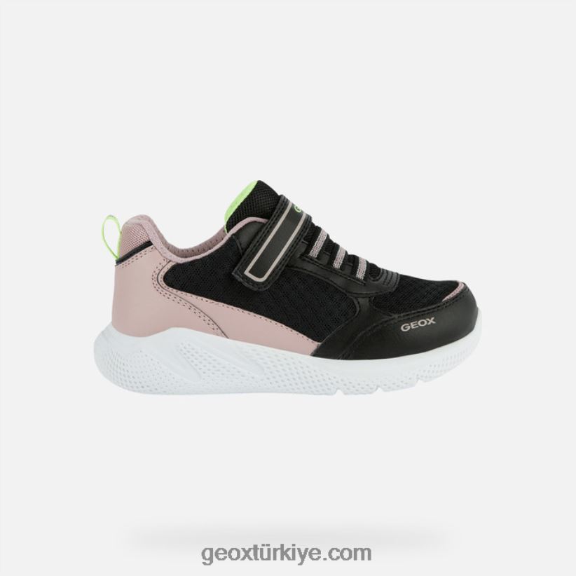 hızlı koşan kız Siyah gül Geox B60TP61121
