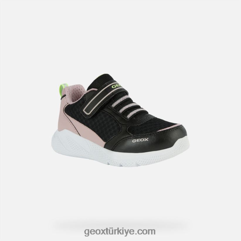 hızlı koşan kız Siyah gül Geox B60TP61121
