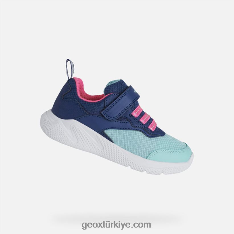 hızlı koşan kız donanma/deniz Geox B60TP61124