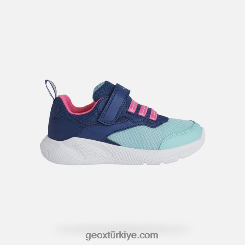 hızlı koşan kız donanma/deniz Geox B60TP61124