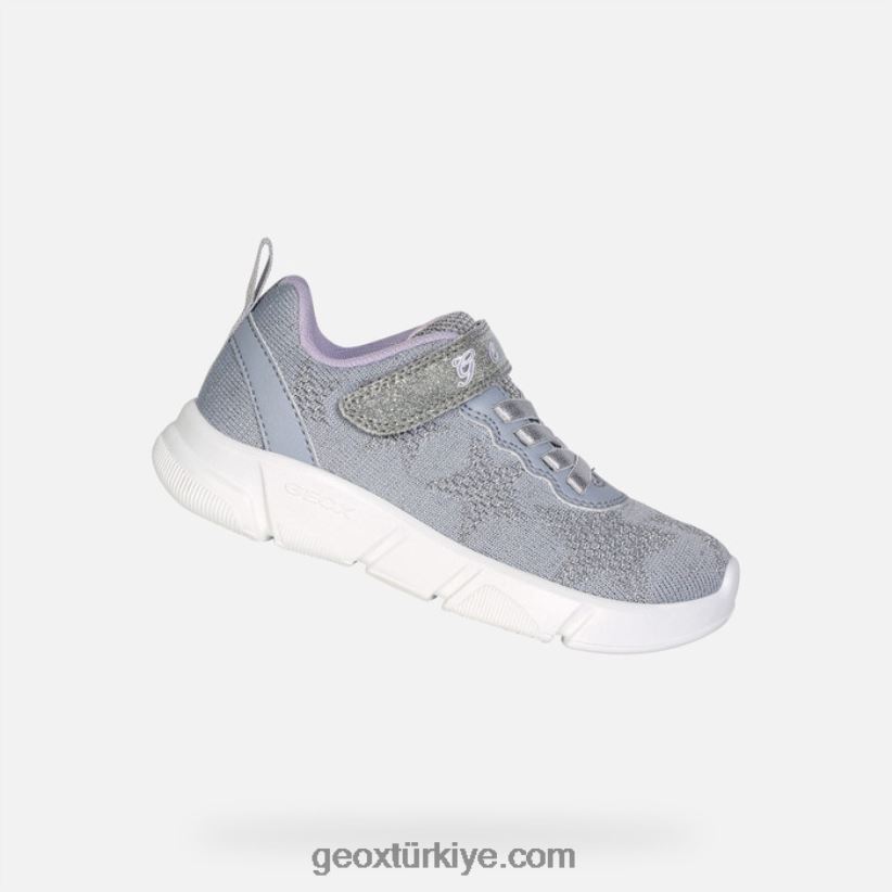 kıllı kız gümüş/leylak Geox B60TP61183