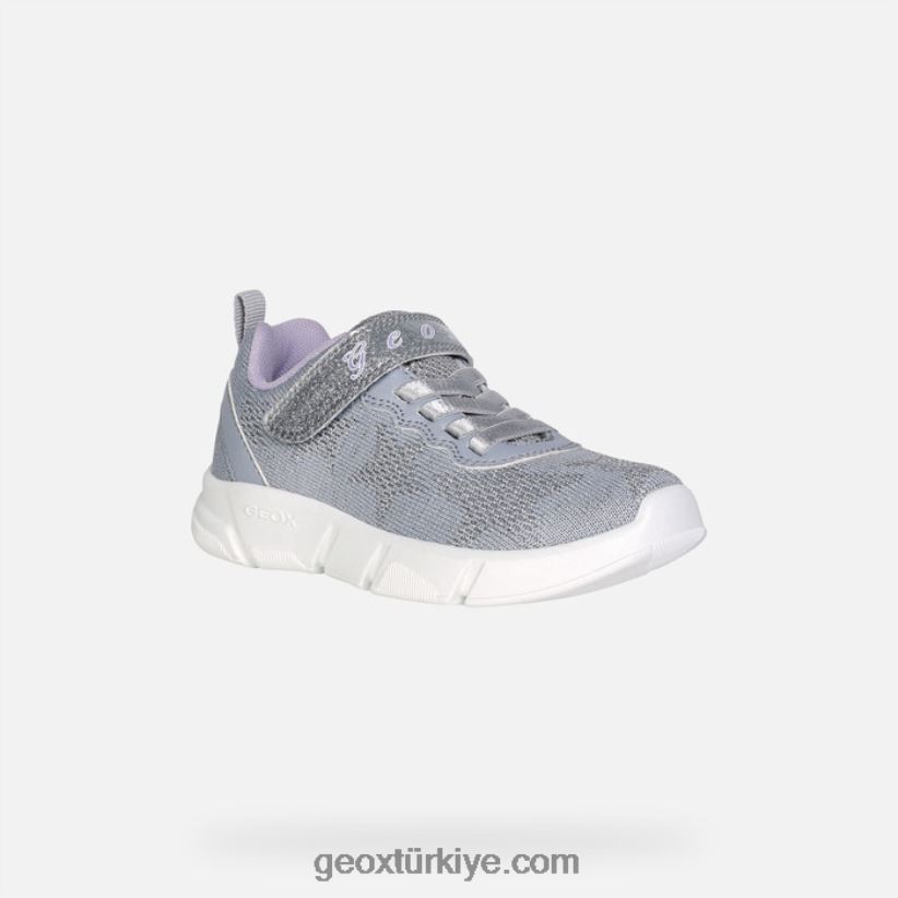 kıllı kız gümüş/leylak Geox B60TP61183