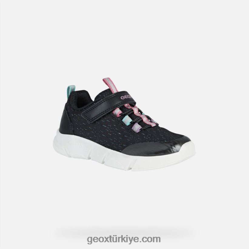 kıllı kız siyah/çok renkli Geox B60TP61089