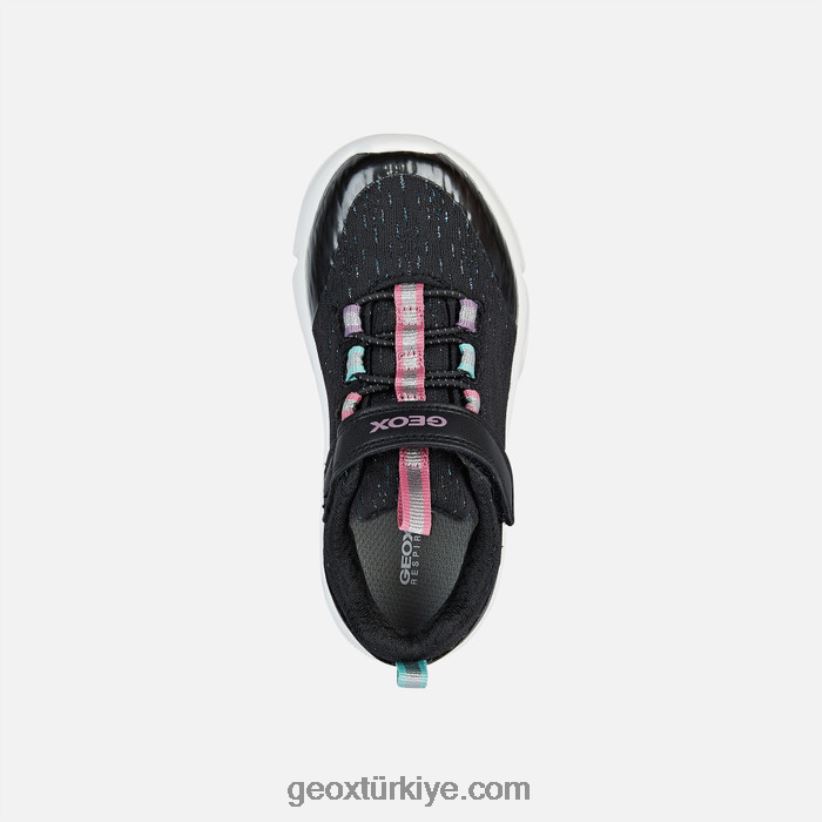 kıllı kız siyah/çok renkli Geox B60TP61089