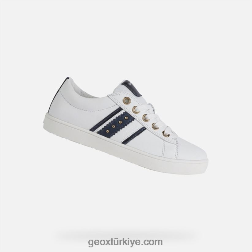 kathe kız Beyaz donanma Geox B60TP61134