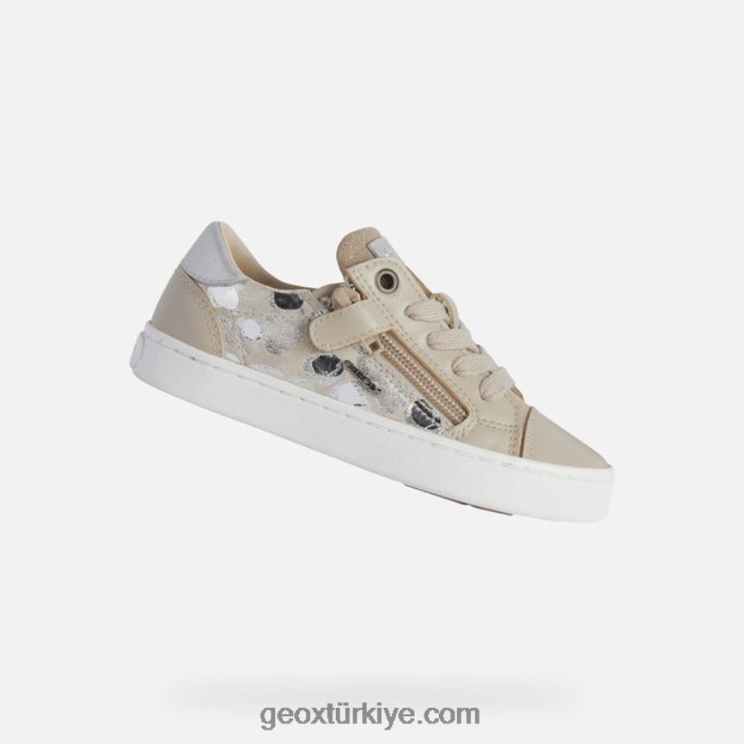 kilvi kız bej/gümüş Geox B60TP61178