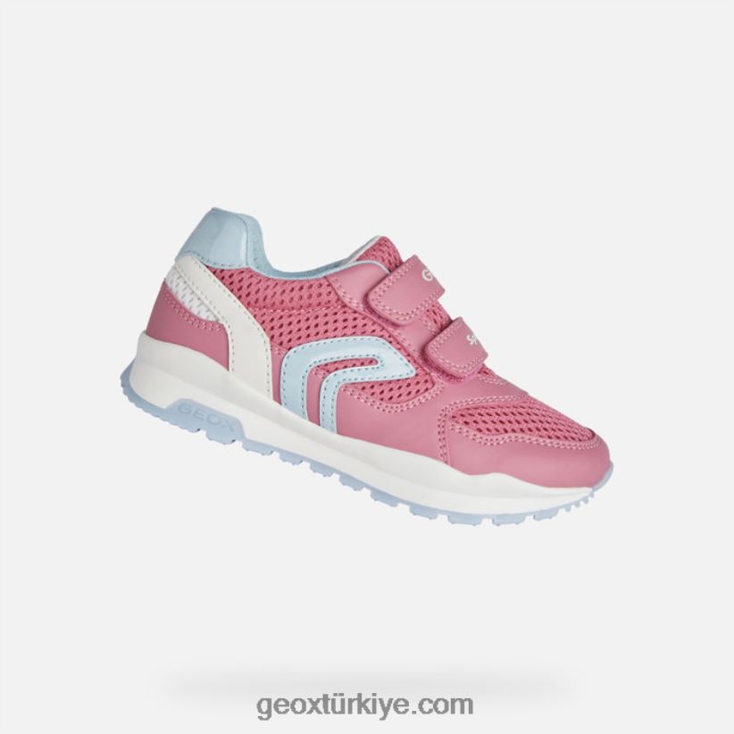 pavel kız fuşya/aqua Geox B60TP61189
