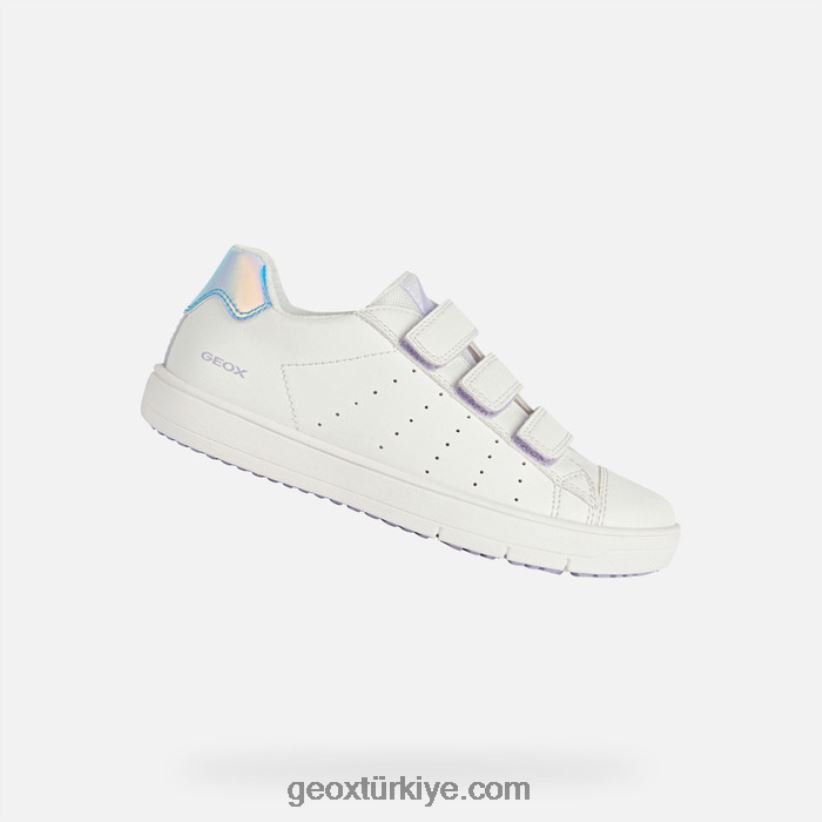 silenex kız beyaz/yanardöner Geox B60TP61878
